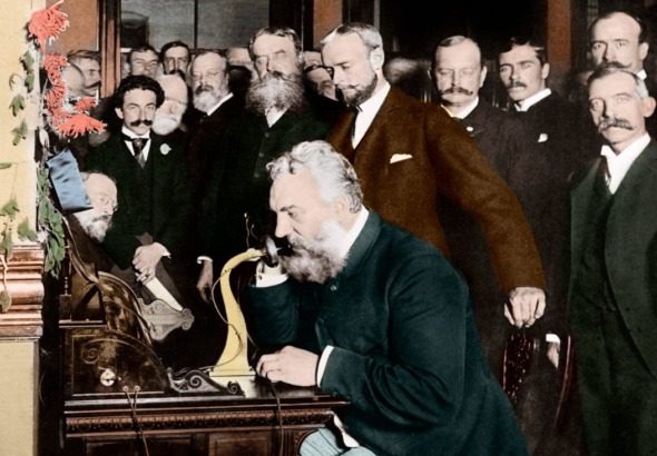 alexander-graham-bell-making-telephone-call-2